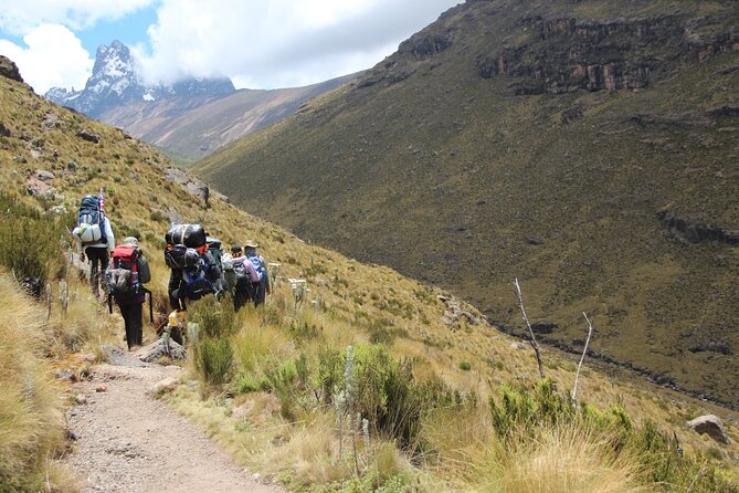 5 Days Mount Kenya Climbing Via Chogoria Sirimone Route - Day 2, the easy trek feel to Lake Ellis Campsite (around 3,600m)