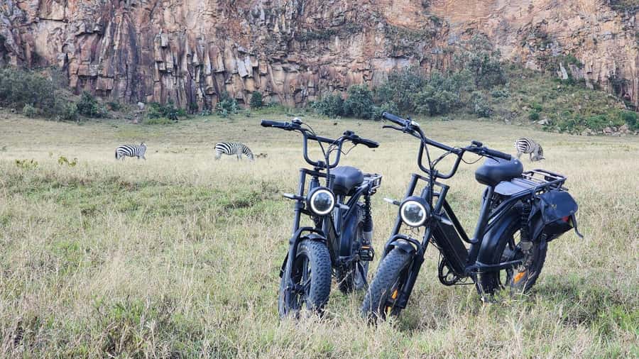 Daily Hell's gate National Park Ebike Cycling - The Maasai market stop, crafts, and off-grid life lessons