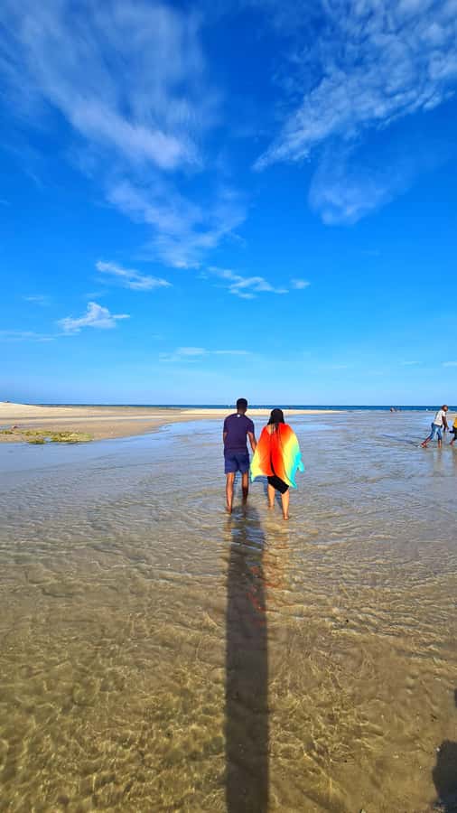 Diani Beach: Private African Pool Map Guided Tour - Arriving at the African Pool: the map-shaped swim and soaking time
