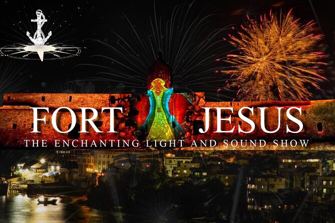 Fort Jesus Sound and Light show Mombasa - Fort Jesus after dark, in a Portuguese fortress built for power