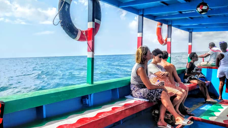 From Mombasa: Watamu Marine Park & Sudi Island Excursion - The double-decker boat cruise, top-deck spotting, and glass-bottom viewing