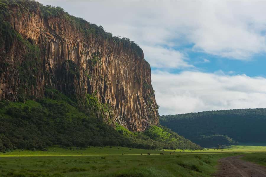 Hells Gate National Park and Lake Naivasha Day Tour - Entering Hells Gate National Park on Two Wheels
