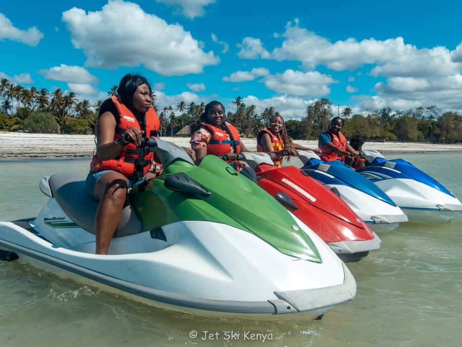 Jet Ski Dolphin Safari - Quick hits on the Diani Jet Ski Dolphin Safari