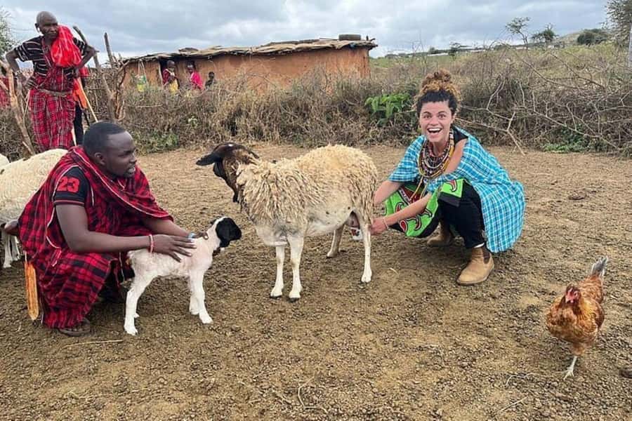 Masai Cultural Village Day Tour From From Nairobi - Inside the village visit: welcome, guided tour, walking, and dance