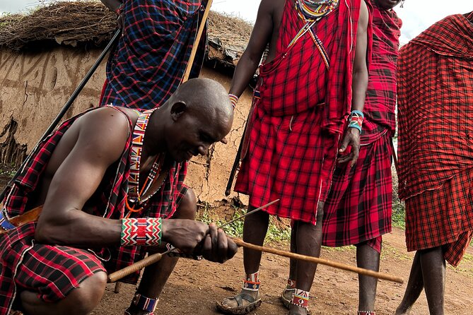 Masai village Day Tour Experience - Kajiado County: learning Maasai daily life through food, weaving, and goats