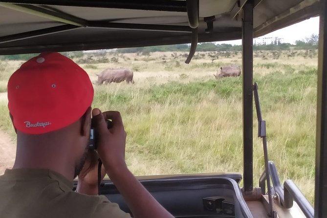 Nairobi National Park Half-Day Tour; Free Wi-Fi connection - Nairobi National Park, with the city skyline in frame