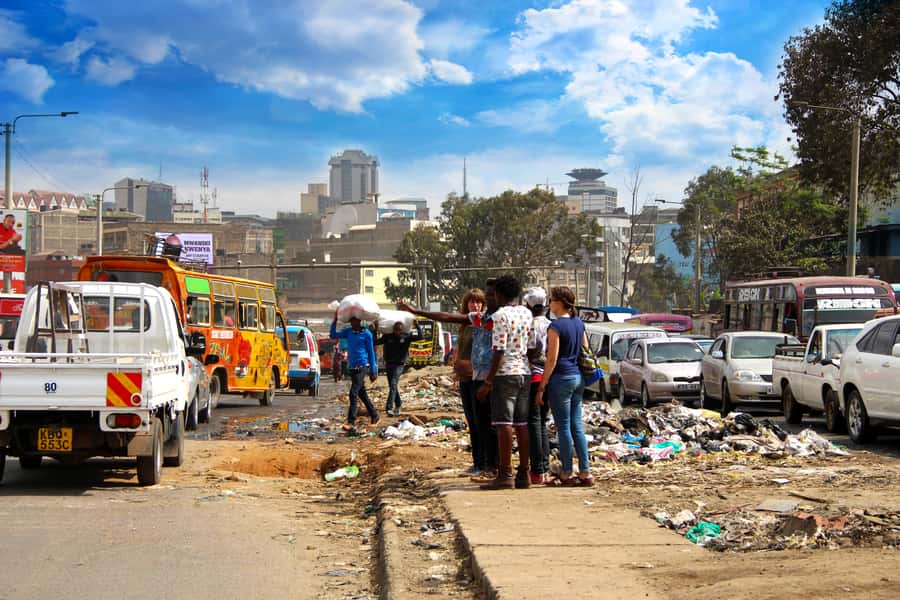 Nairobi Storytelling Tour with Former Street Kids - Entering Nairobi at the Bata Shoe Shop in Witalii Lane