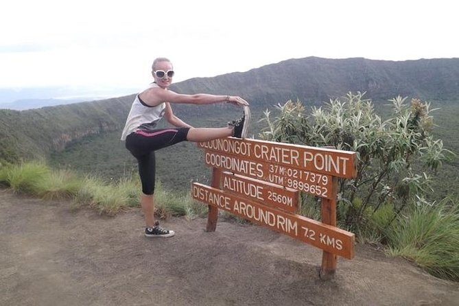 Overnight Mount Longonot and Hells Gate National Park From Nairobi - The Rift Valley View Point: Mt Suswa and Mt Longonot From High Up