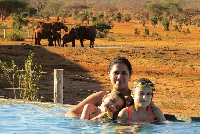 Overnight Safari to Tsavo East National Park from Mombasa/Diani - Day 2: sunrise game drive for big cats in motion