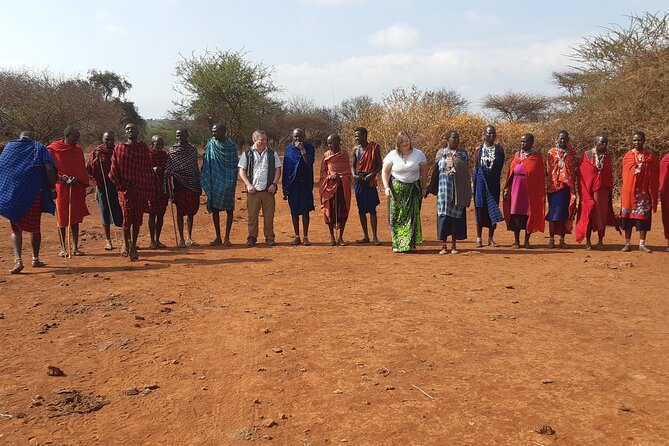 Overnight Safari to Tsavo East with Pick Up From Mombasa - Day 1 game drive: Bachuma Gate, Aruba Dam, and red dust theater