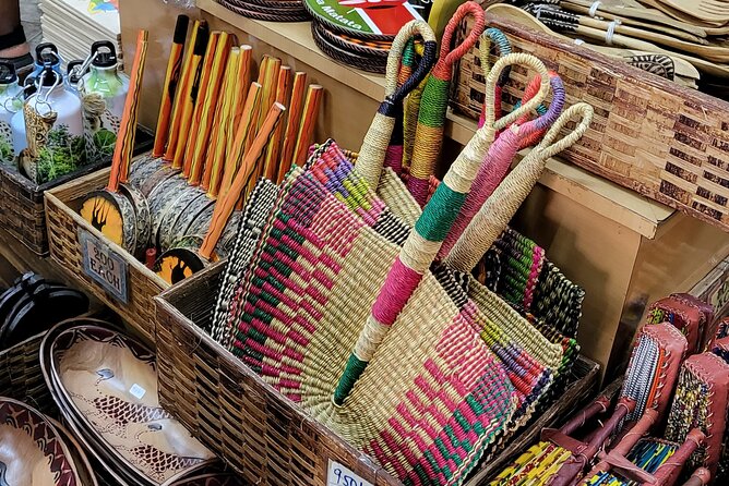 Souvenir Crafts, Fabric Shopping & Hair Braiding & City Tour - Ankara Fabric Market Shopping, From Fabric to Finished Outfits