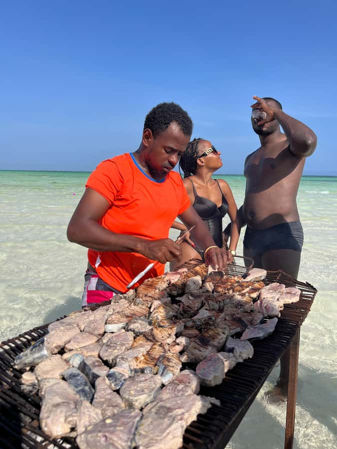 WATAMU: MALINDI: SARDEGNA ISLAND & MALINDI MARINE PARK - Getting your timing right: 10 AM start, about 4 PM return